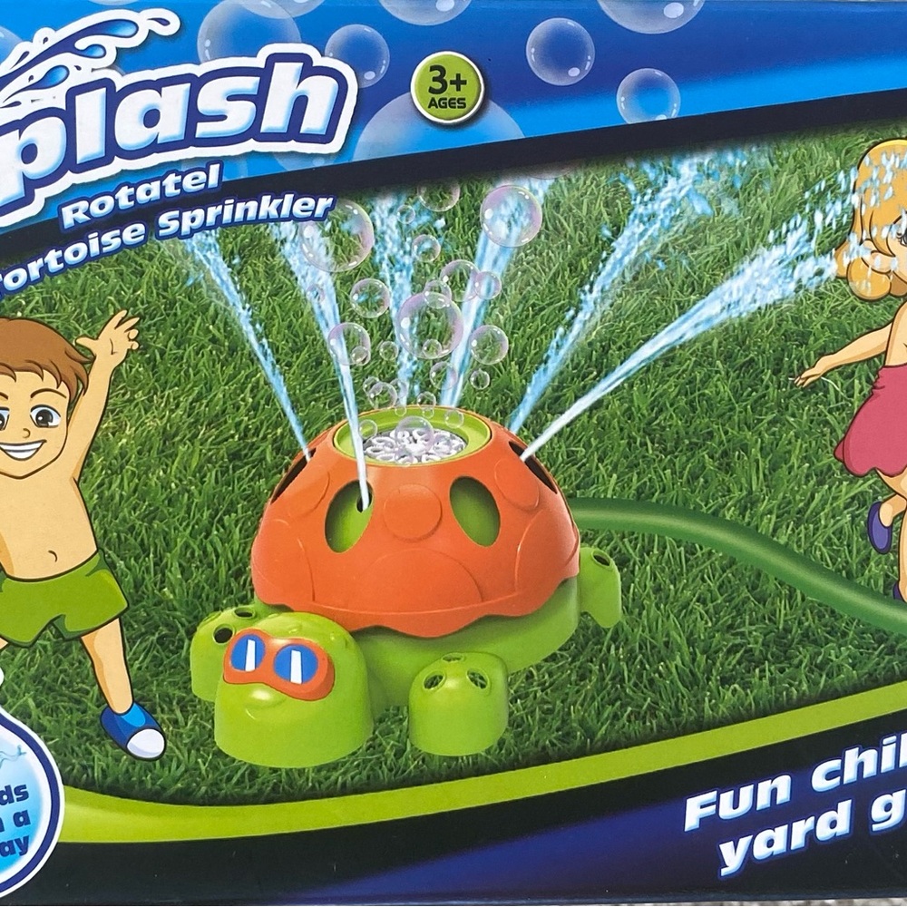 Splash tortoise sprinkler new in box